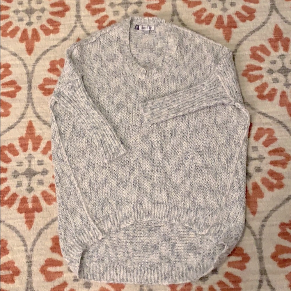 Silver Jennifer Lopez tunic sweater; XS; worn once